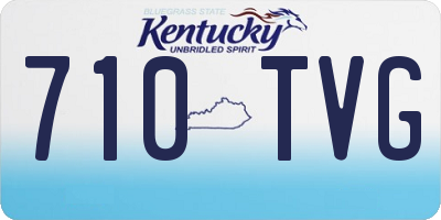 KY license plate 710TVG