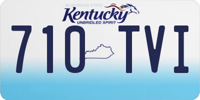 KY license plate 710TVI