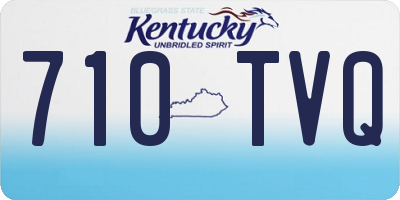 KY license plate 710TVQ