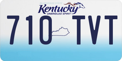 KY license plate 710TVT