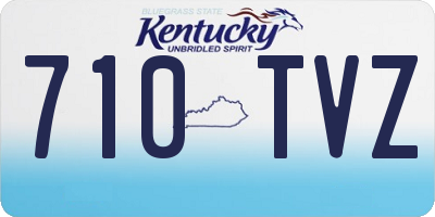 KY license plate 710TVZ
