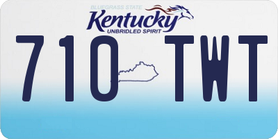 KY license plate 710TWT