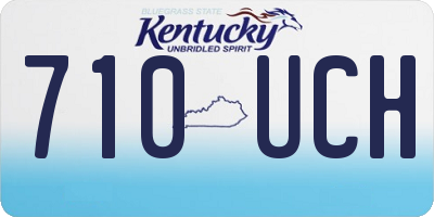 KY license plate 710UCH