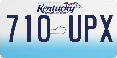 KY license plate 710UPX