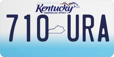 KY license plate 710URA