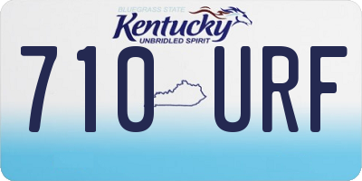 KY license plate 710URF