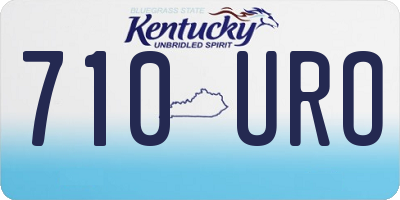 KY license plate 710URO