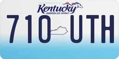 KY license plate 710UTH