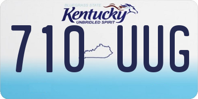 KY license plate 710UUG