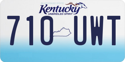 KY license plate 710UWT