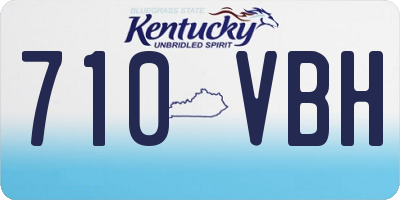 KY license plate 710VBH