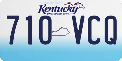 KY license plate 710VCQ