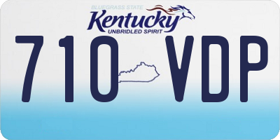 KY license plate 710VDP