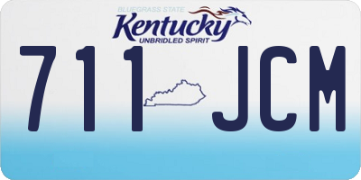 KY license plate 711JCM