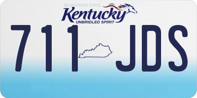 KY license plate 711JDS