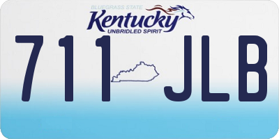 KY license plate 711JLB