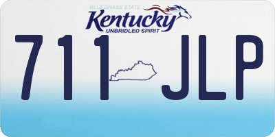 KY license plate 711JLP