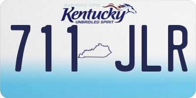 KY license plate 711JLR