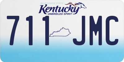 KY license plate 711JMC