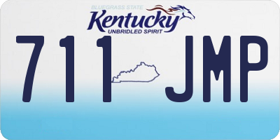 KY license plate 711JMP