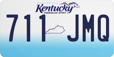 KY license plate 711JMQ