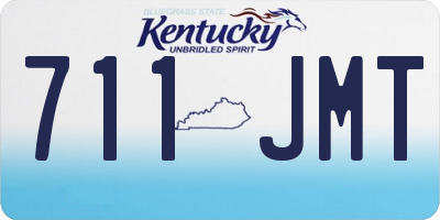 KY license plate 711JMT