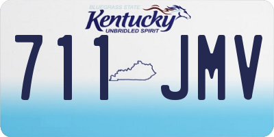 KY license plate 711JMV