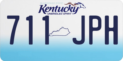 KY license plate 711JPH