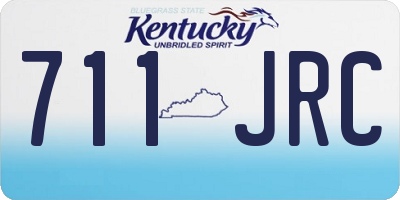 KY license plate 711JRC