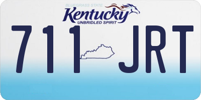 KY license plate 711JRT