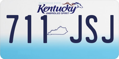 KY license plate 711JSJ