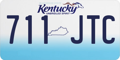 KY license plate 711JTC