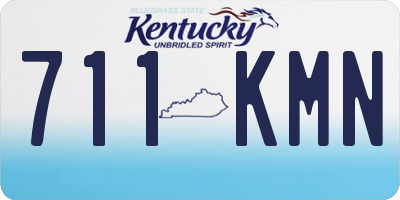KY license plate 711KMN
