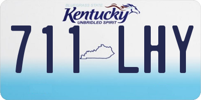 KY license plate 711LHY