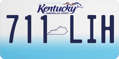KY license plate 711LIH