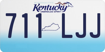 KY license plate 711LJJ
