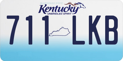 KY license plate 711LKB
