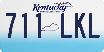 KY license plate 711LKL