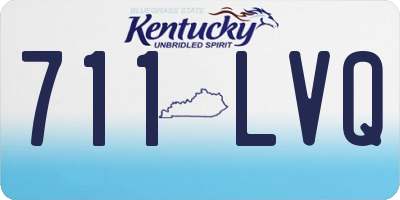 KY license plate 711LVQ