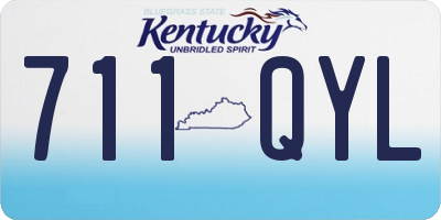 KY license plate 711QYL