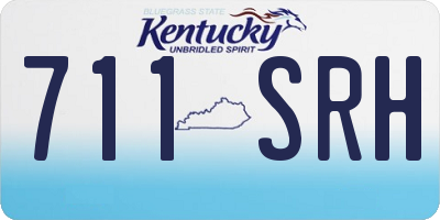 KY license plate 711SRH