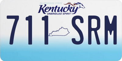 KY license plate 711SRM