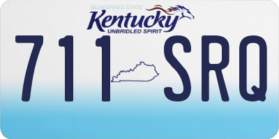 KY license plate 711SRQ