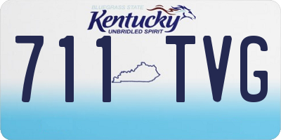 KY license plate 711TVG