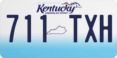 KY license plate 711TXH