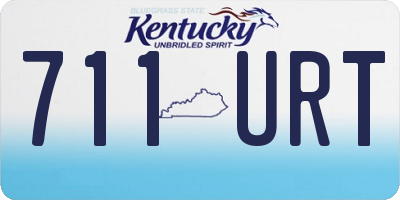 KY license plate 711URT