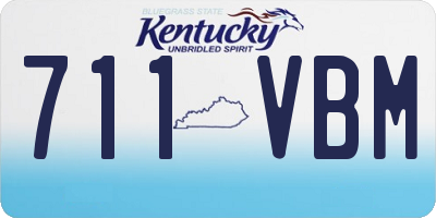 KY license plate 711VBM