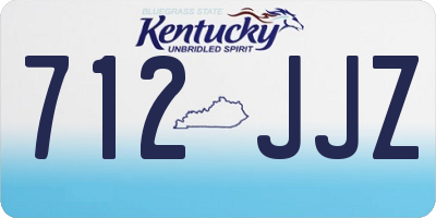 KY license plate 712JJZ