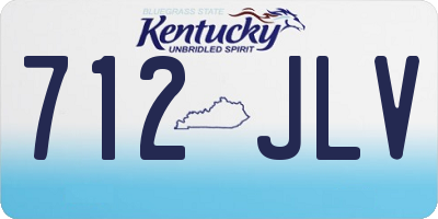 KY license plate 712JLV