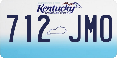 KY license plate 712JMO